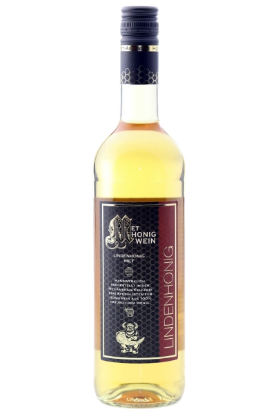 Lindenblütenhonigmet, Honigwein aus sortenreinem Lindenblütenhonig, 11% vol. Flasche | 750 ml